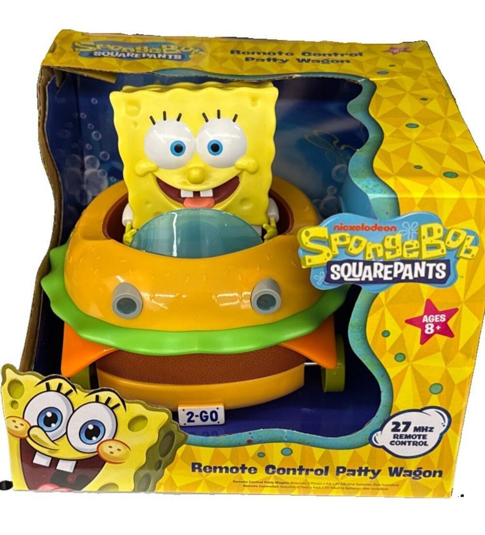 SpongeBob SquarePants Patty Wagon Burger Remote Control Toy –Wireless RC Vehicle